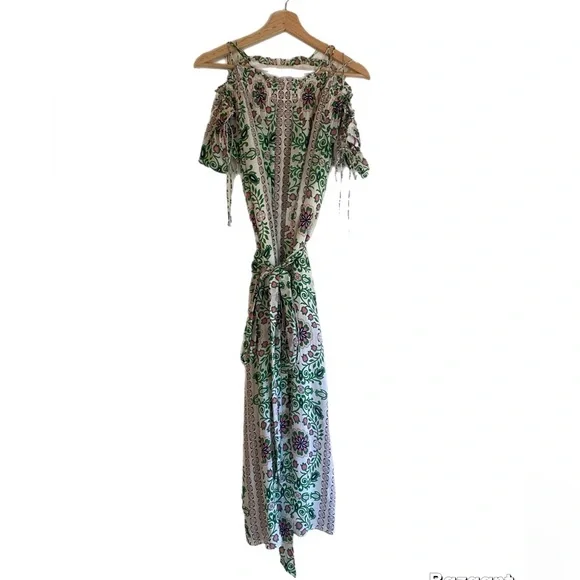 Tory Burch Floral Dress Runway Runway Midi Celeb Garden Party Asilomar Small - Picture 4 of 7